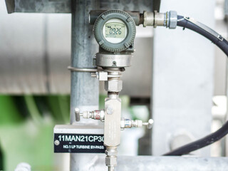 Pressure transmitter was installed in power plant.