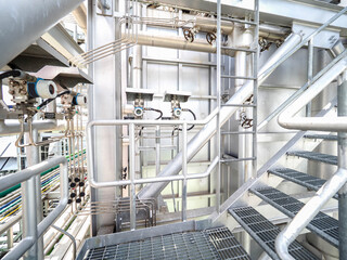 Pressure transmitter was installed in power plant.