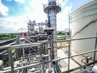 Pressure transmitter was installed in power plant.