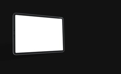 Fototapeta premium pc tablet computer ipad with blank 3d