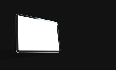 Fototapeta premium pc tablet computer ipad with blank 3d
