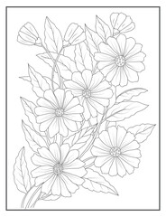 sunflower line art. flower coloring page.Flower line art drawing page flower coloring page interior sunflower