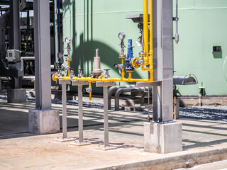 Pressure Gauge at fuel gas filter in combined cycle cogeneration power plant.