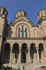 Church of St. Mark (Crkva Svetog Marka) - Serbian Orthodox church located in the Tasmajdan Park in Belgrade, Serbia.