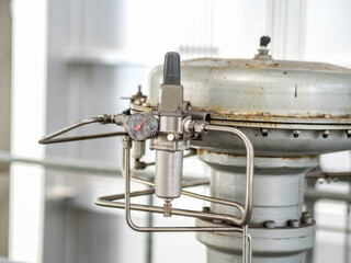 Control valve for control flow and pressure of process condition such water, steam and gas which popular apply to install in industrial, power plant, oil and gas with closed up.