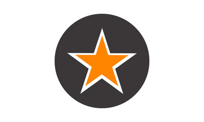 Star logo design. Universal abstract logo with a star symbol for any business. Star sign - a leader, success, and power. Vector illustration 