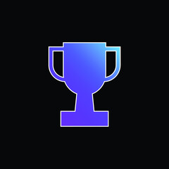 Award blue gradient vector icon
