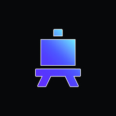 Art Board blue gradient vector icon