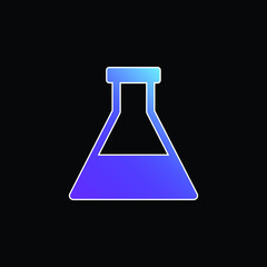 Bottle With Liquid blue gradient vector icon