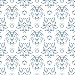 Seamless pattern  with flowers