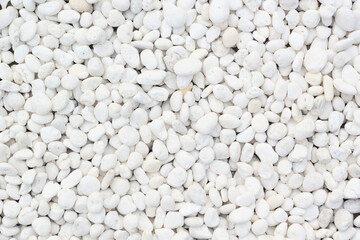 white pebbles stone texture background.