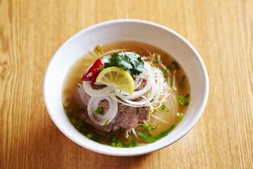 noodle soup with pork