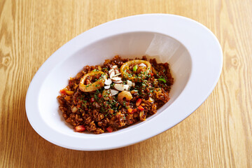 Various seafood fried rice ,Asian food 