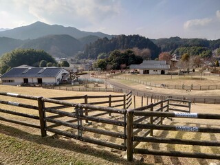 fence in the mountains