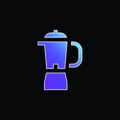 Blender blue gradient vector icon