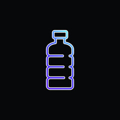 Bottle Of Water blue gradient vector icon