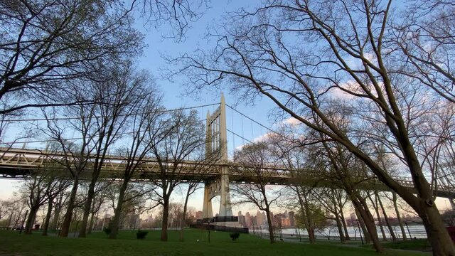 Triborough Bridge as economy reopens