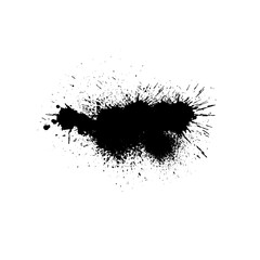 Vector  of ink splashes.