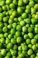 Raw Green Organic Sweet Peas