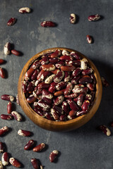 Raw Red Organic Cattle Kidney Beans