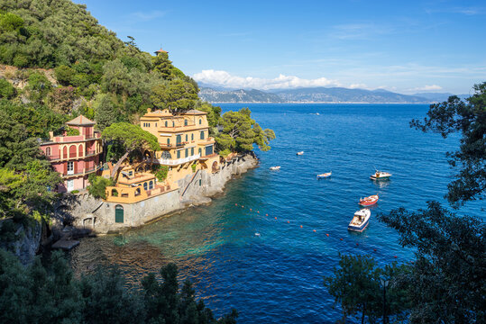 Baia Cannone near Portofino, Genoa, Italy