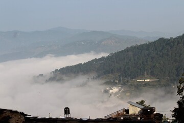 morning in the mountains