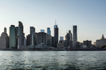 Fototapeta na wymiar New York Downtown Manhattan Buildings