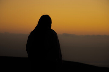 silhouette of a person