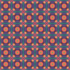 Oak leaves and mushrooms graphic seamless pattern. For gift paper, wallpaper, web page background