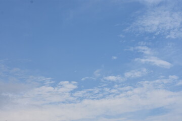 blue sky with clouds