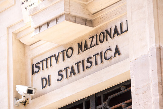 Rome, Italy - August 22, 2020: Exterior of the Istituto nazionale di statistica, Italian for National Institute of Statistics. Istat is the main producer of official statistics in Italy