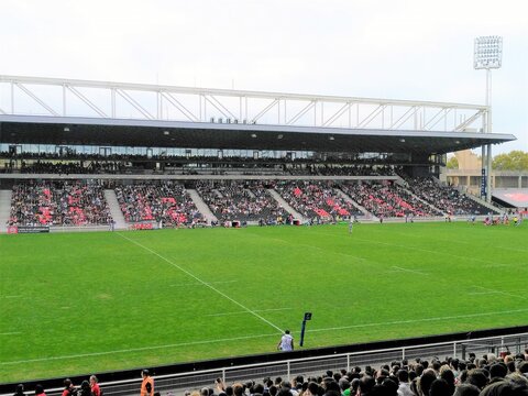 Le Matmut Stadium de Lyon, stade de l'equipe lyonnaise de Rugby, le LOU, et ancien stade de Gerland de l'equipe de football Olympique Lyonnais, ville de Lyon, departement du Rhone, France
