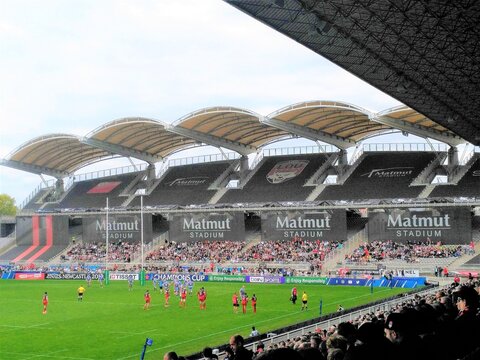 Le Matmut Stadium de Lyon, stade de l'equipe lyonnaise de Rugby, le LOU, et ancien stade de Gerland de l'equipe de football Olympique Lyonnais, ville de Lyon, departement du Rhone, France