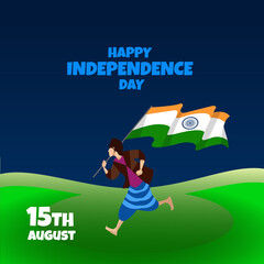 Independence Day Greeting Card Design