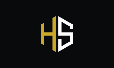 Obraz premium HS and SH or H and S Abstract Letter Mark Logo Template for Business