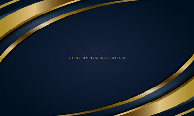 Luxury Navy Blue Background With a golden color combination, perfect for templates, brochures, business cards, banners or wallpapers. elegant design.