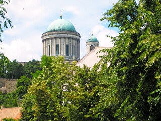 view of the cathedral in Hungary