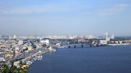 Fototapeta premium Beautiful city on the water