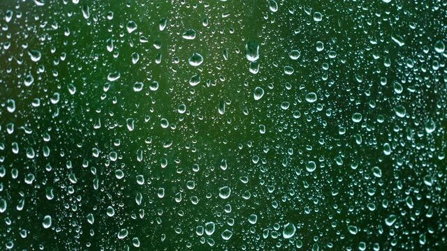 rainy days rain drops on the window surface