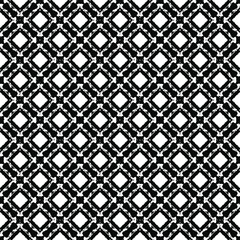 Black and white pattern texture. Bw ornamental graphic design. Mosaic ornaments. Pattern template. Vector illustration.