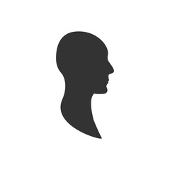 Anonymous profile avatar of a side view male face.