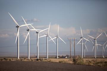 green wind energy being produced