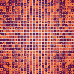 Abstract Geometric Pattern generative computational art illustration