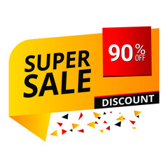 Special offer discount label. sale percentage. Offer icon, Percentage off vector.