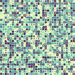 Abstract Geometric Pattern generative computational art illustration