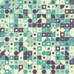 Abstract Geometric Pattern generative computational art illustration