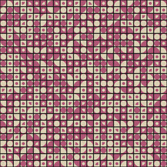 Fototapeta premium Abstract Geometric Pattern generative computational art illustration