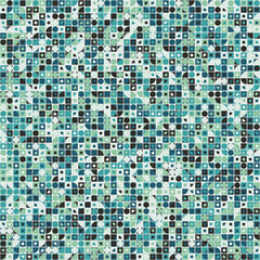 Fototapeta premium Abstract Geometric Pattern generative computational art illustration