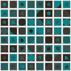 Abstract Geometric Pattern generative computational art illustration