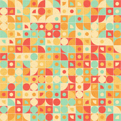 Abstract Geometric Pattern generative computational art illustration